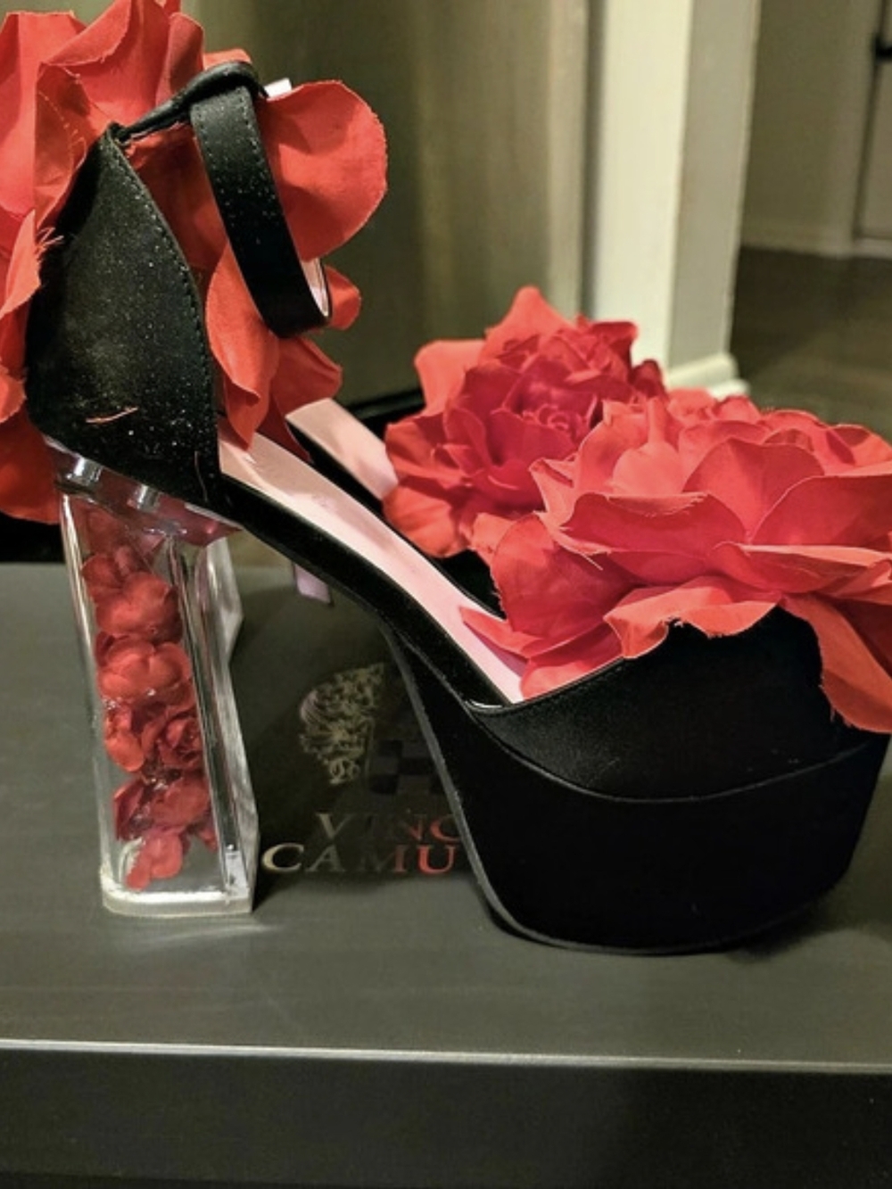 Akira Floral Heels